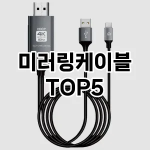 [특가제품]미러링케이블 추천 순위 구매가이드 TOP5 후기