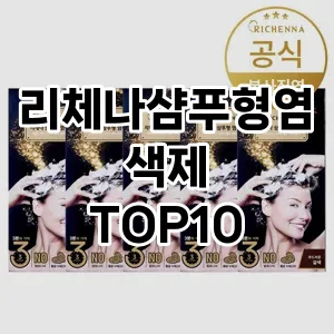 [특가추천]리체나샴푸형염색제 추천 순위  TOP10 구매가이드 2025년 3월 1주차