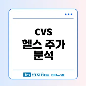 cvs 헬스 주가 변동 분석과 투자 전망은