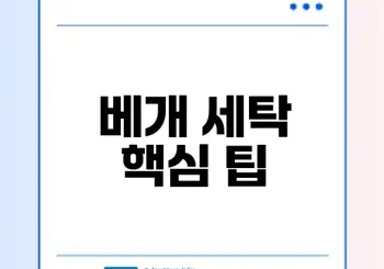 베개 세탁 방법과 주기 알아보자