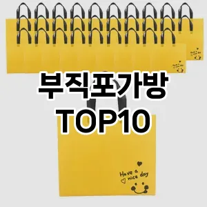 [추천소개]부직포가방 추천 순위  TOP10 구매가이드 2025년 4월 3주차