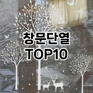 [솔직리뷰]창문단열 추천 순위  TOP10 구매가이드 2025년 4월 2주차
