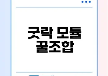 갤럭시 굿락 최적 조합은 무엇인가
