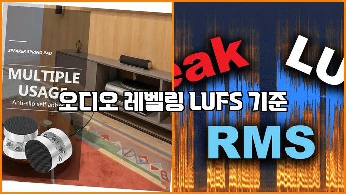 오디오 레벨링 LUFS 기준