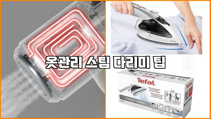 옷관리 스팀 다리미 팁