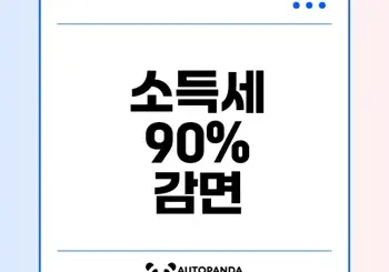 중소기업 청년 소득세 감면 혜택 놓치지 마세요 중소기업 청년 소득세 감면 혜택 놓치지 마세요