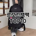 [핫템추천]르꼬끄백팩 추천 순위  TOP10 구매가이드 2025년 11월 4주차