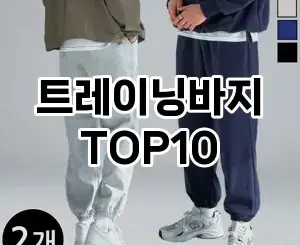 [할인추천]트레이닝바지 추천 순위  TOP10 구매가이드 2025년 11월 5주차
