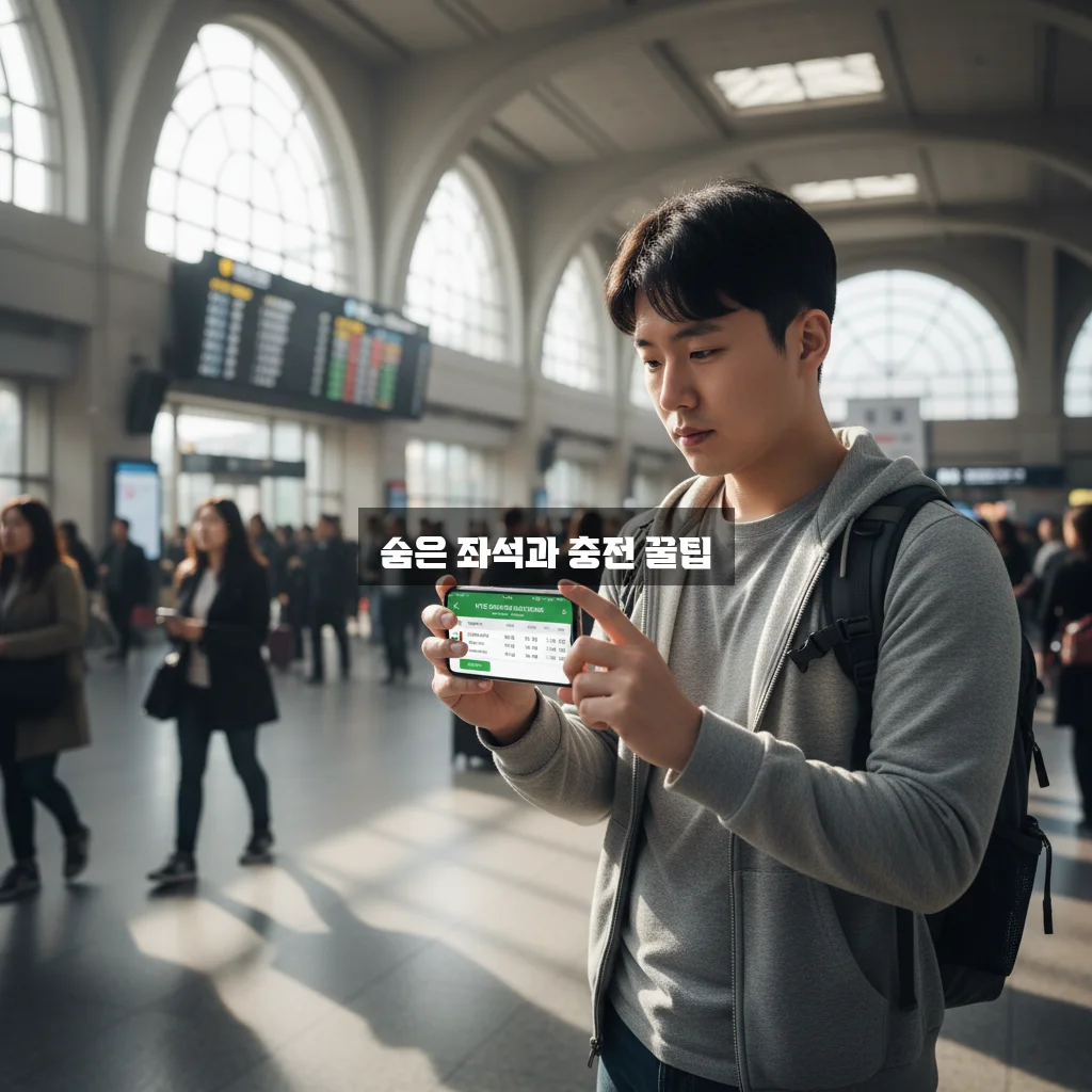 KTX 입석 예매 방법 및 자유석 꿀팁 (콘센트 위치) 관련 이미지 2