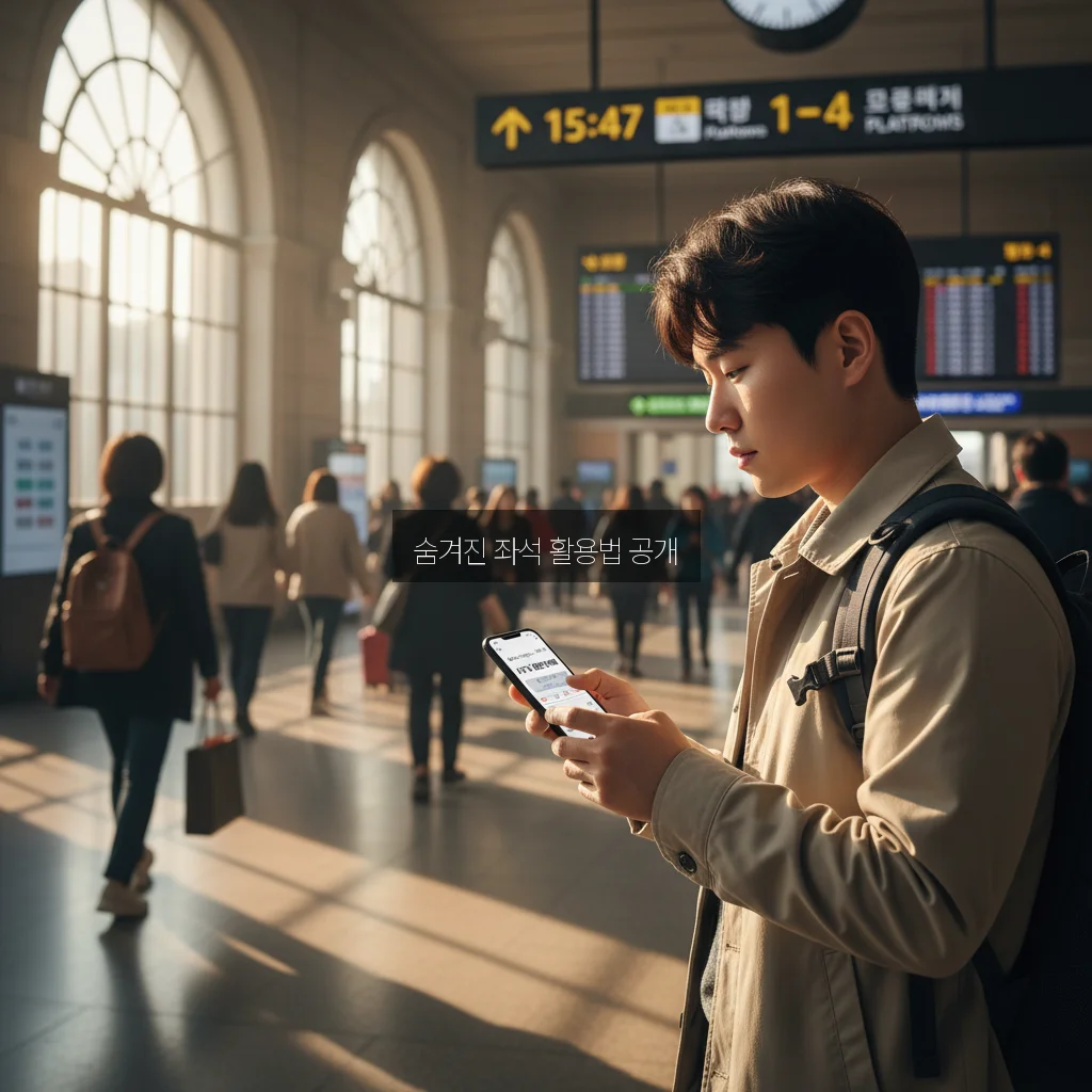 KTX 입석 예매 방법 및 자유석 꿀팁 (콘센트 위치) 관련 이미지 3