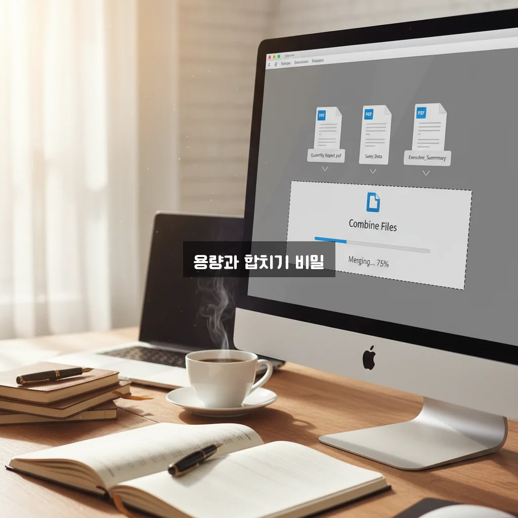 PDF 파일 합치기 및 용량 줄이기 사이트 (무료) 관련 이미지 2