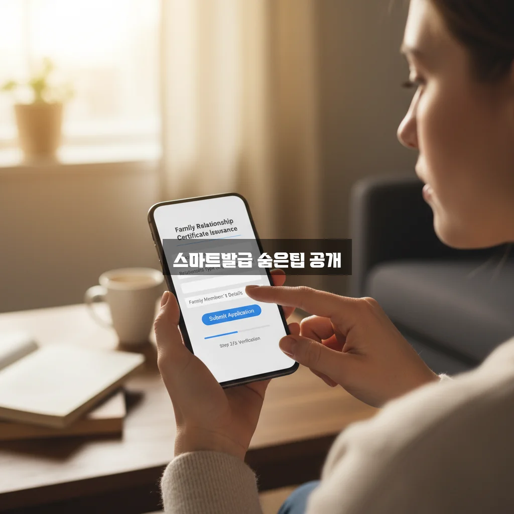 가족관계증명서 핸드폰 발급 및 형제자매 출력 방법 관련 이미지 2