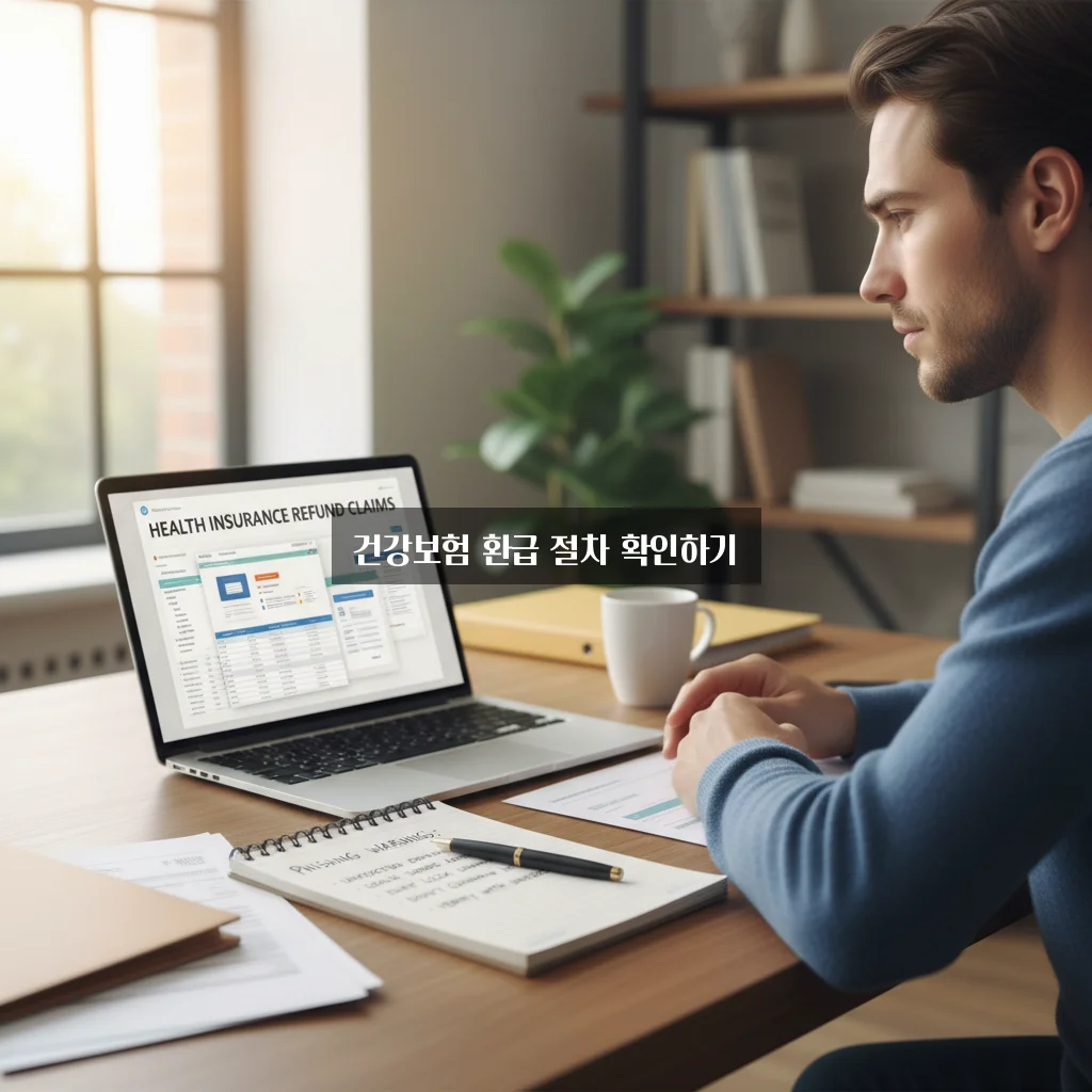 건강보험료 환급금 조회 및 본인 계좌 신청 (피싱 주의) 관련 이미지 3