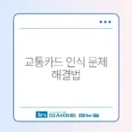 삼성 페이 교통카드 인식 안됨 및 NFC 설정 팁