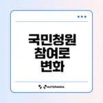 국민청원 홈페이지 활용법과 참여 가이드