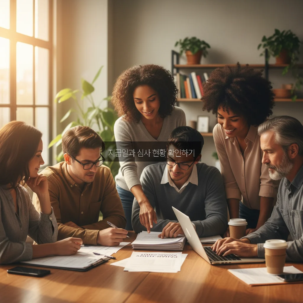 근로장려금 반기 신청 지급일 및 심사 진행 상황 조회 관련 이미지 1