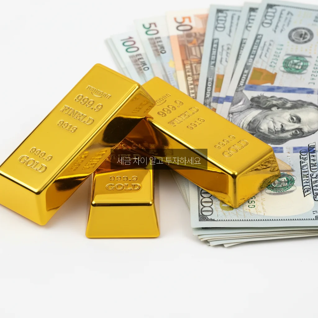 금 투자 방법: KRX 금시장 vs 골드바 구매 세금 비교 관련 이미지 1
