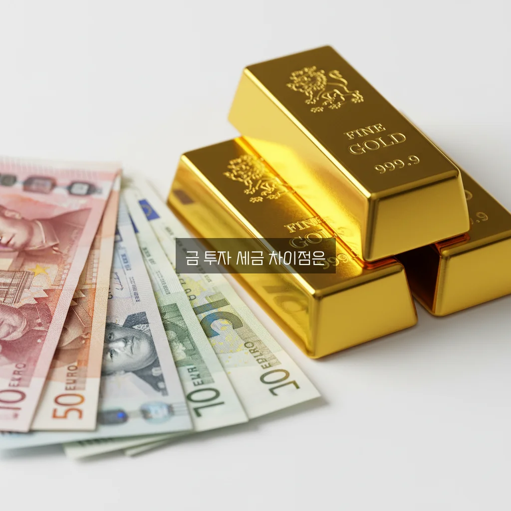 금 투자 방법: KRX 금시장 vs 골드바 구매 세금 비교 관련 이미지 2