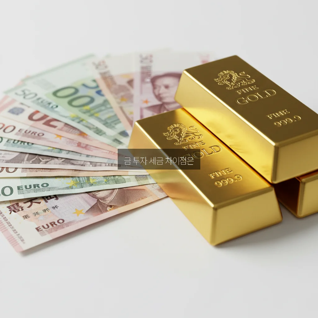 금 투자 방법: KRX 금시장 vs 골드바 구매 세금 비교 관련 이미지 3