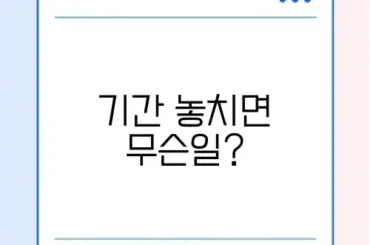 운전면허 적성검사 갱신 기간 초과 시 과태료 및 면허 취소