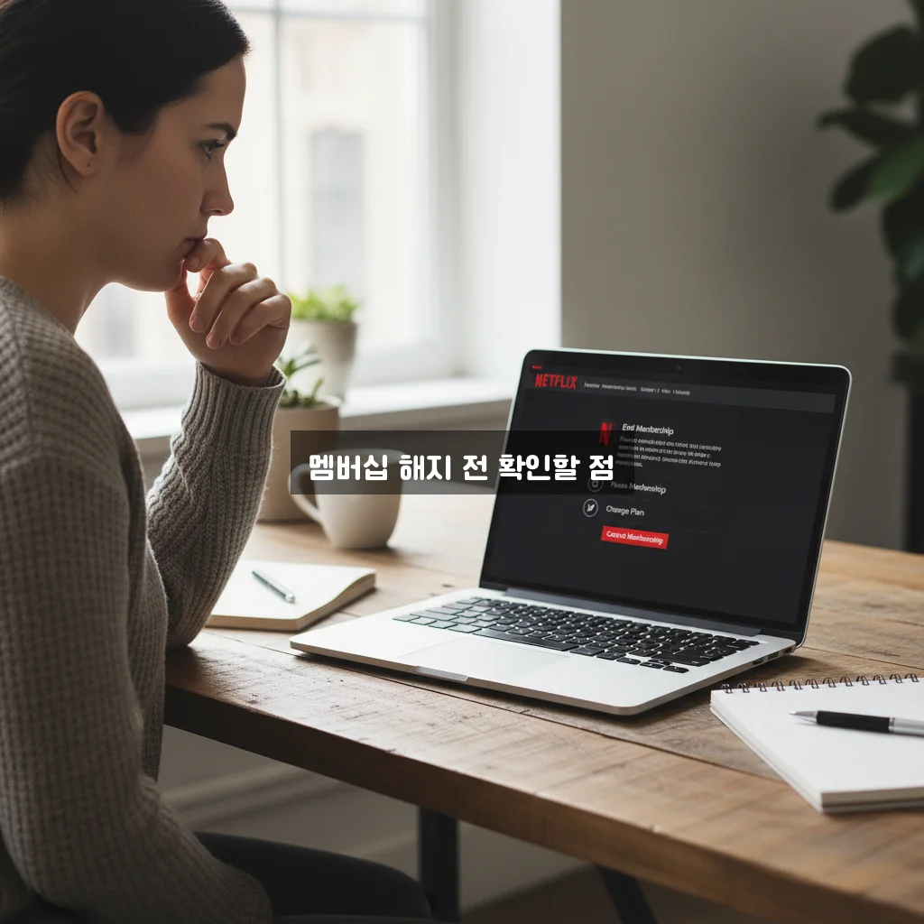 넷플릭스 멤버십 해지 방법 및 결제일 전 환불 규정 관련 이미지 1