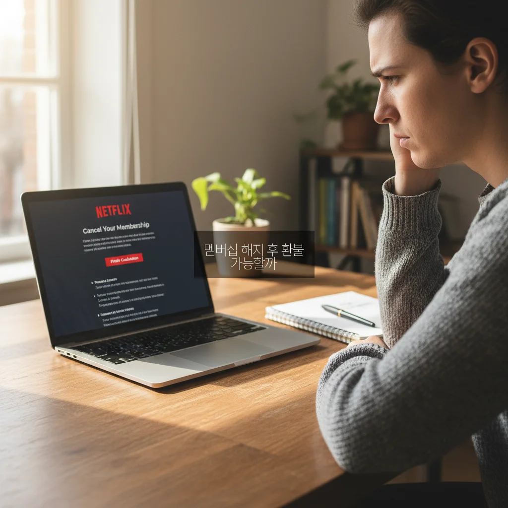 넷플릭스 멤버십 해지 방법 및 결제일 전 환불 규정 관련 이미지 2