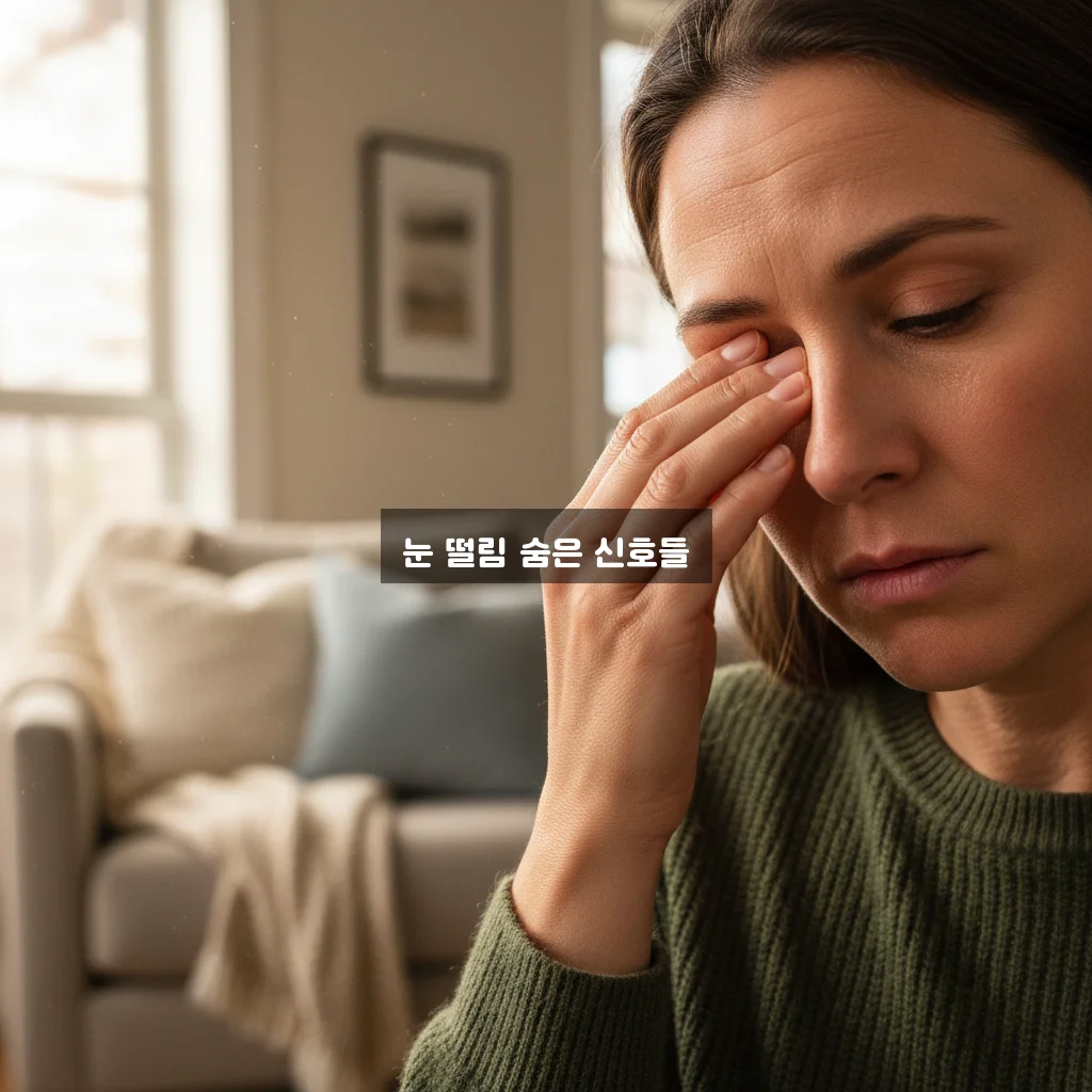 눈 떨림 원인: 마그네슘 부족 vs 뇌졸중 전조증상? 관련 이미지 1