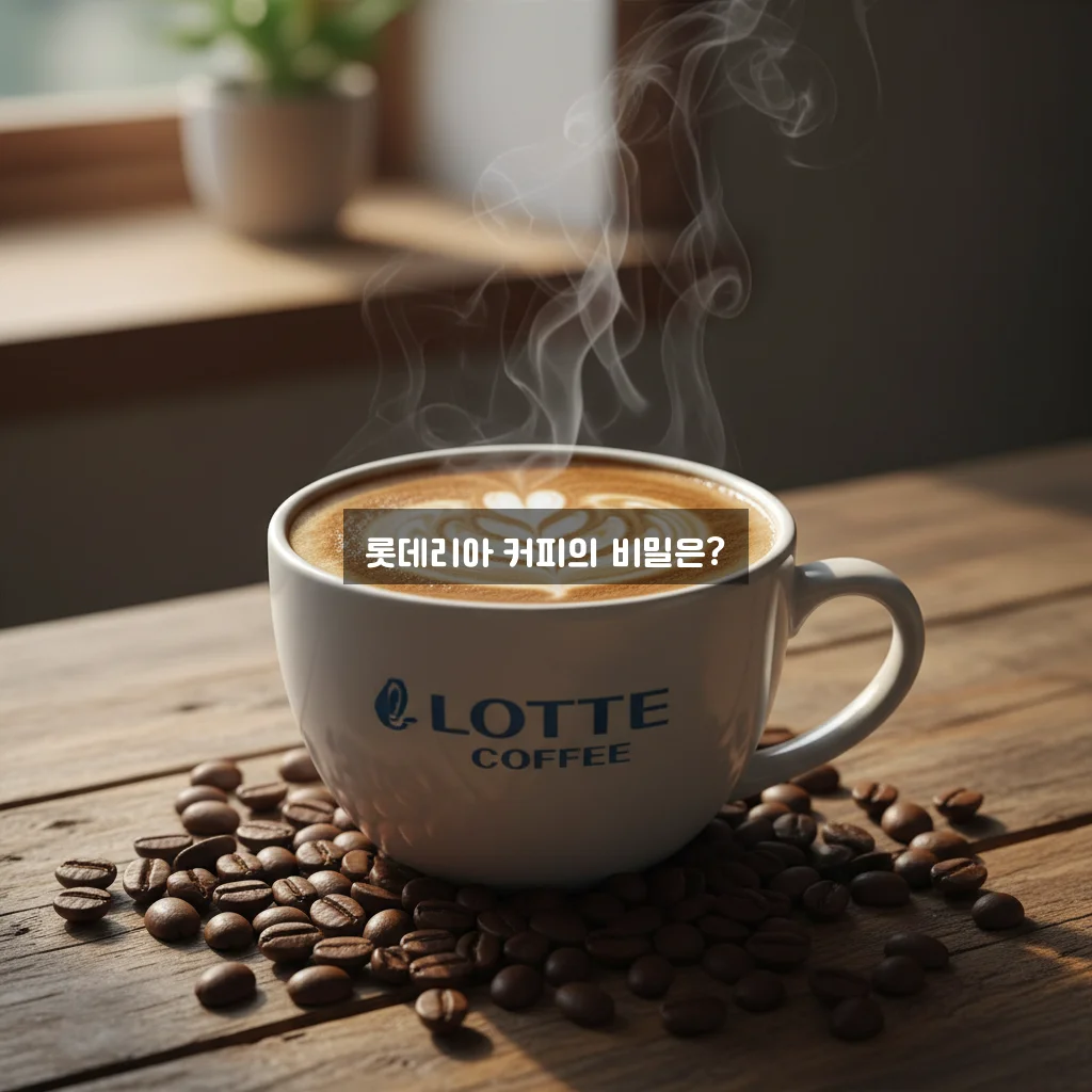 롯데리아 커피의 매력, 완벽 정리하기! 관련 이미지 1