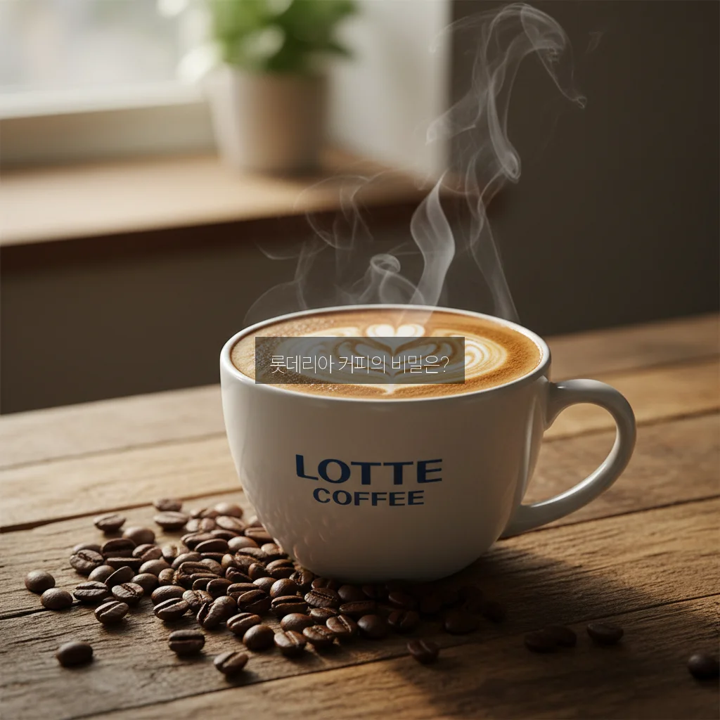 롯데리아 커피의 매력, 완벽 정리하기! 관련 이미지 2