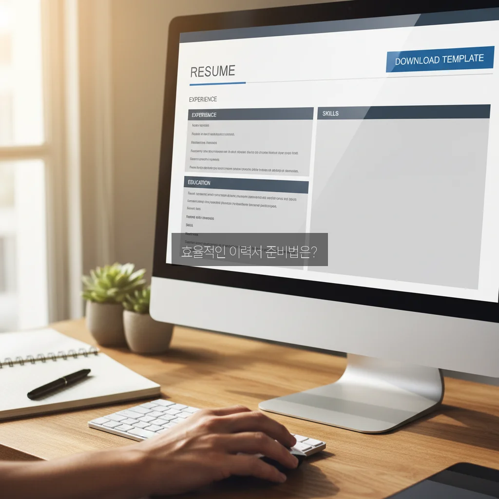 무료 이력서 다운로드 방법: 완벽 가이드 알아보기 관련 이미지 2