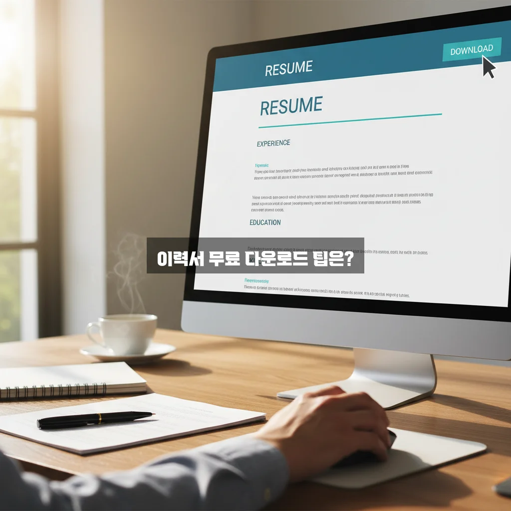 무료 이력서 다운로드 방법: 완벽 가이드 알아보기 관련 이미지 3