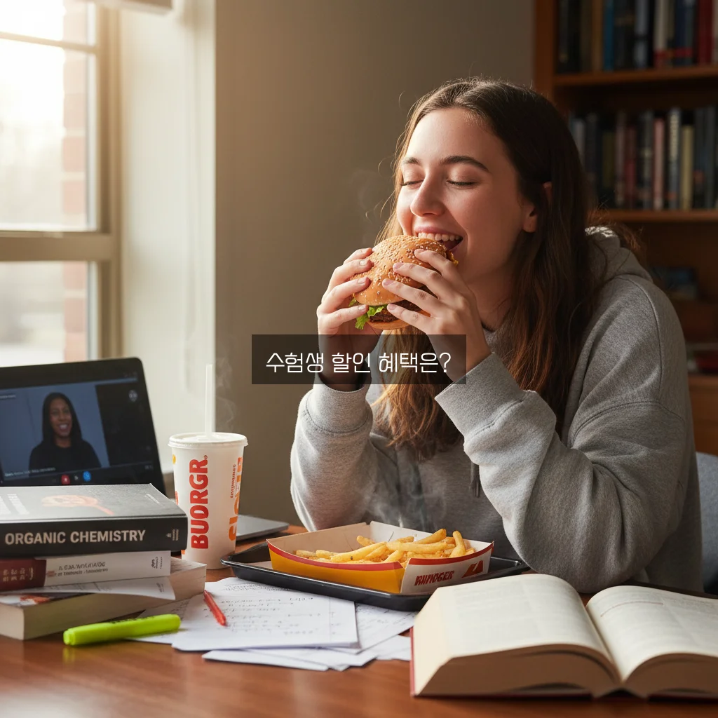 버거킹 수험생 할인 혜택 완벽 정리하기 관련 이미지 3