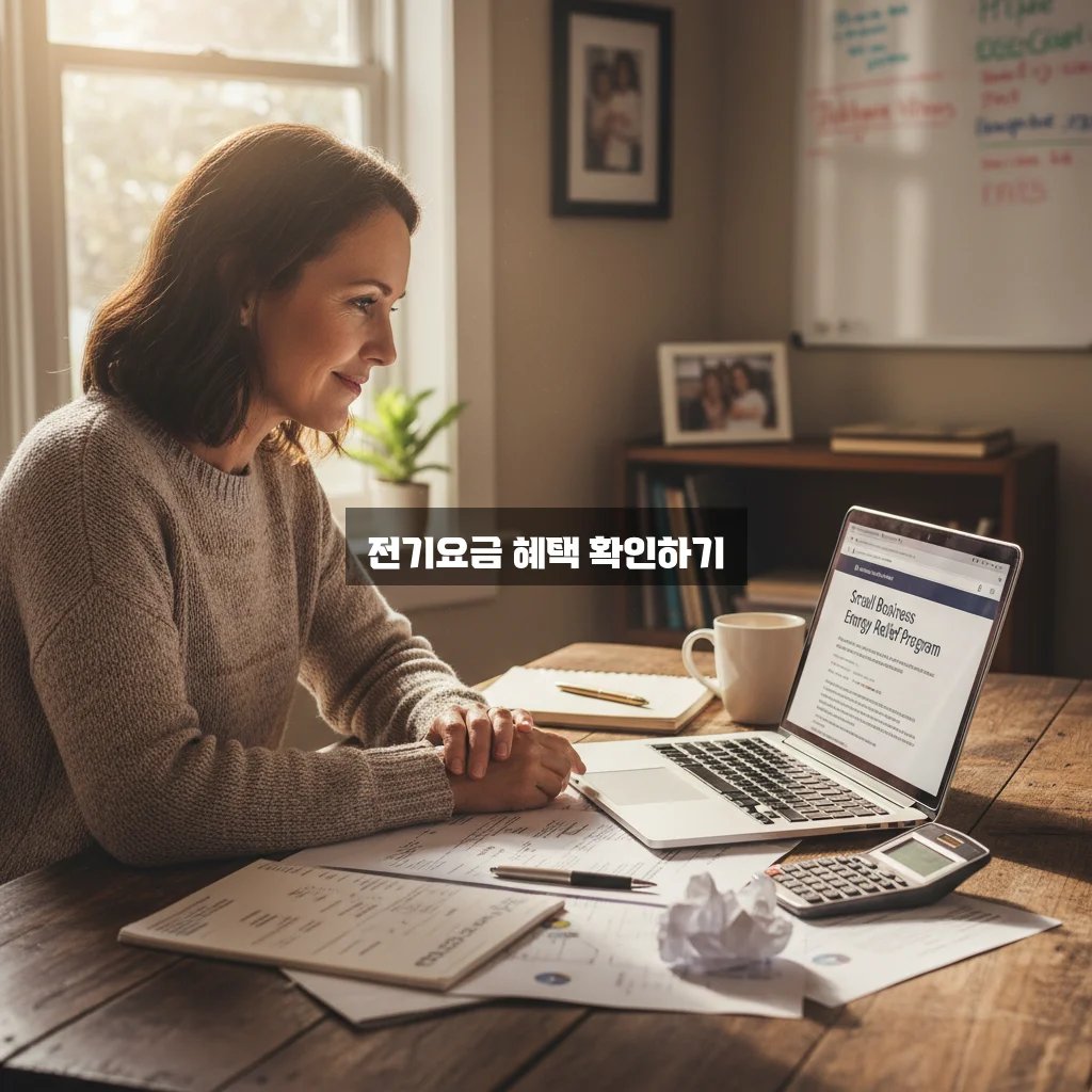 소상공인 전기요금 특별지원 대상 조회 및 신청 사이트 관련 이미지 1