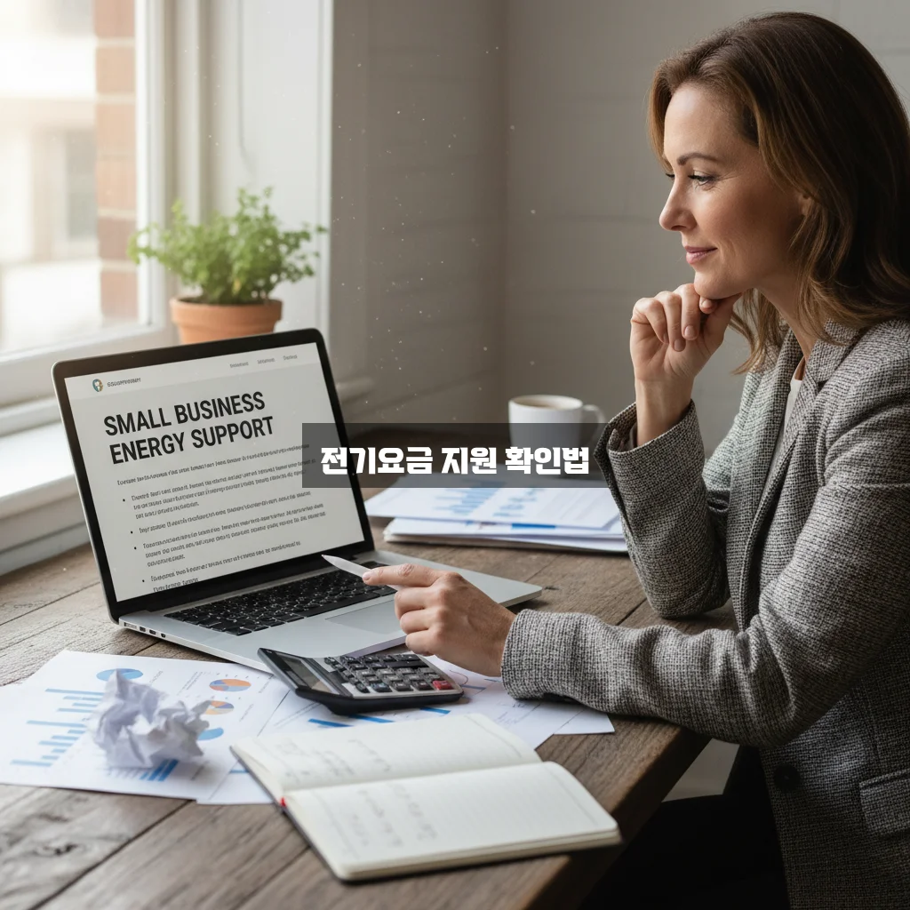 소상공인 전기요금 특별지원 대상 조회 및 신청 사이트 관련 이미지 2