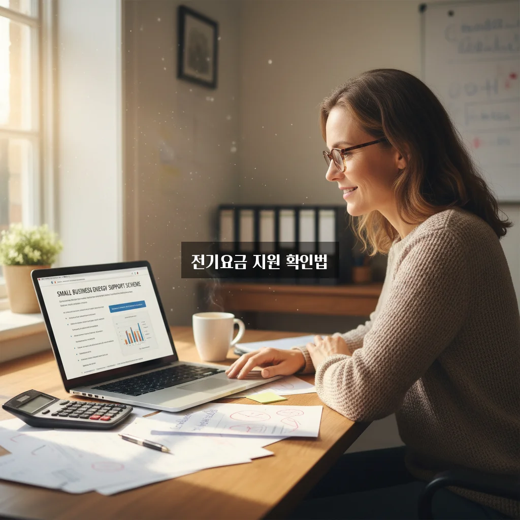소상공인 전기요금 특별지원 대상 조회 및 신청 사이트 관련 이미지 3