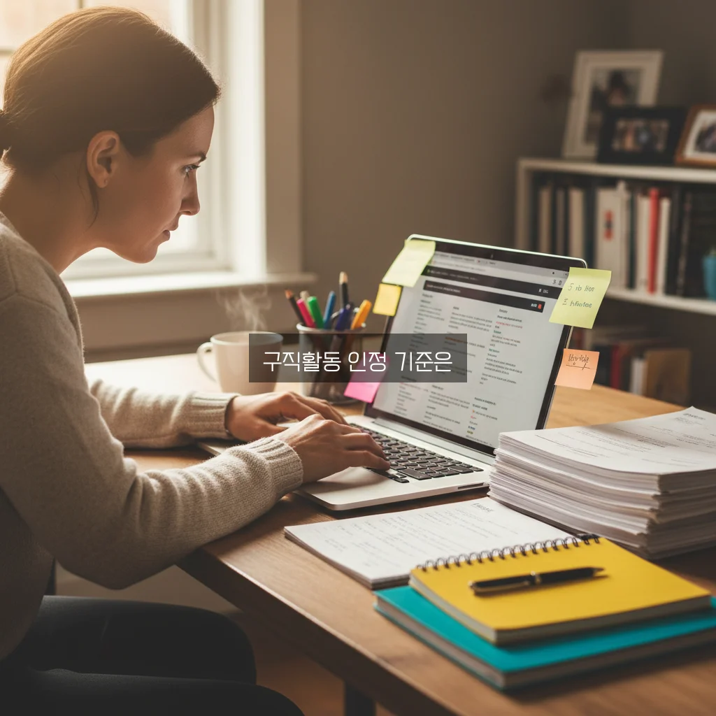 실업급여 구직활동 인정 범위 및 온라인 전송 팁 관련 이미지 3