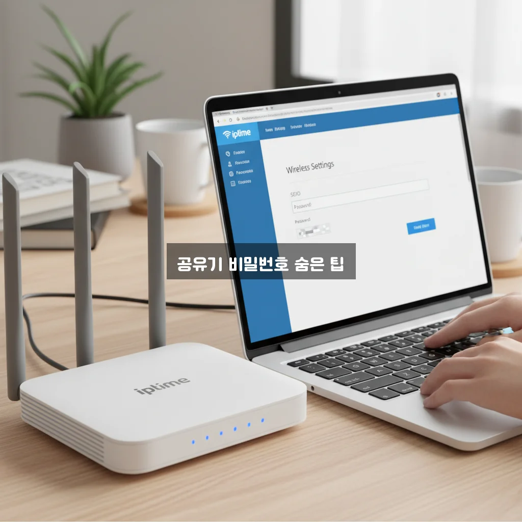 아이피타임 공유기 비밀번호 설정 및 초기화 (리셋) 관련 이미지 3