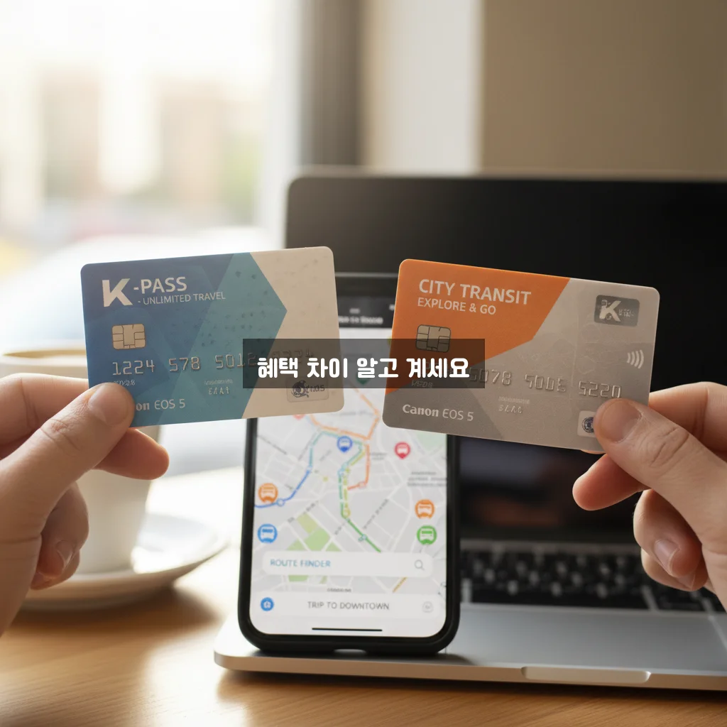 알뜰교통카드 K-패스 전환 방법 및 적립금 비교 관련 이미지 2