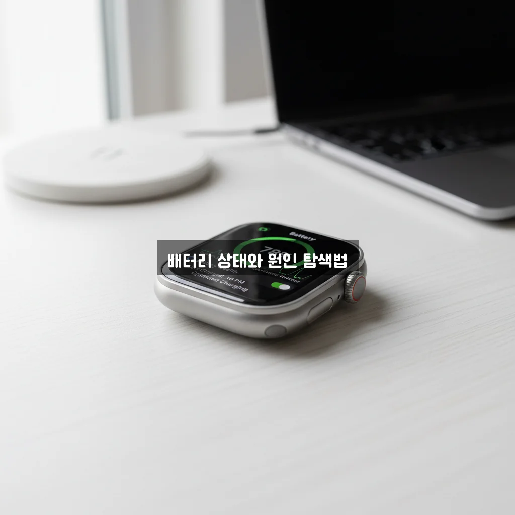 애플워치 배터리 성능 확인 및 광탈 원인 3가지 관련 이미지 1