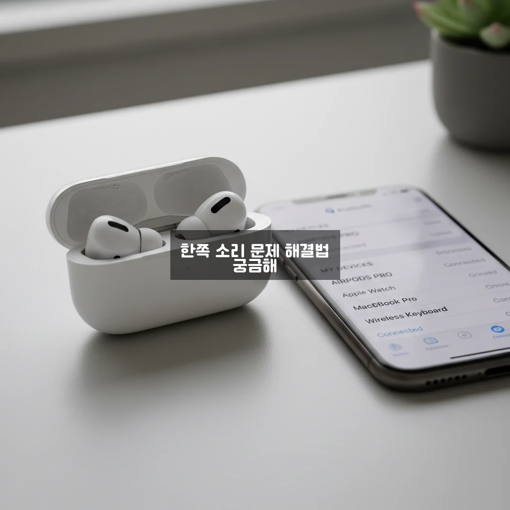 에어팟 프로 한쪽 안 들림 및 페어링 오류 해결 관련 이미지 2