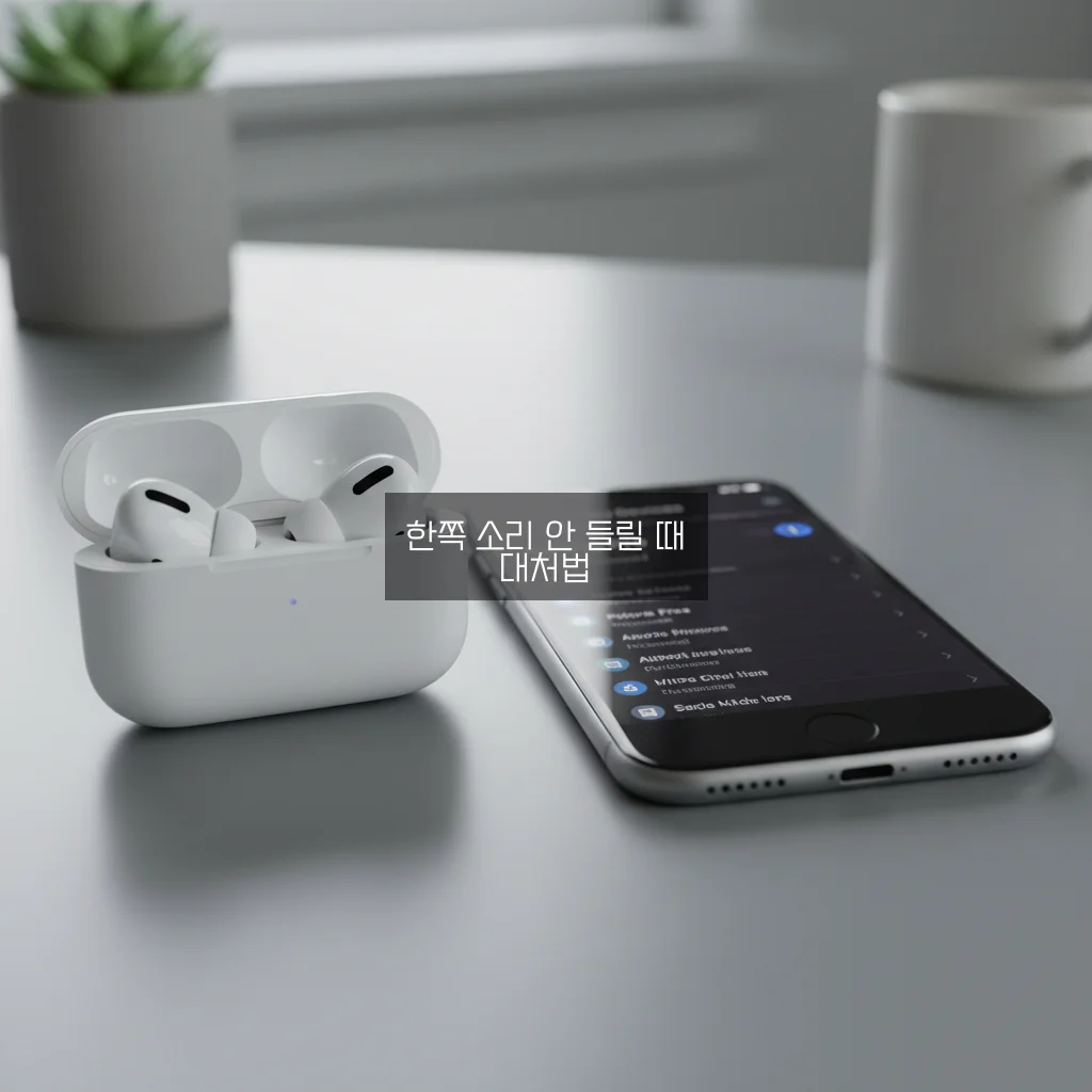에어팟 프로 한쪽 안 들림 및 페어링 오류 해결 관련 이미지 3