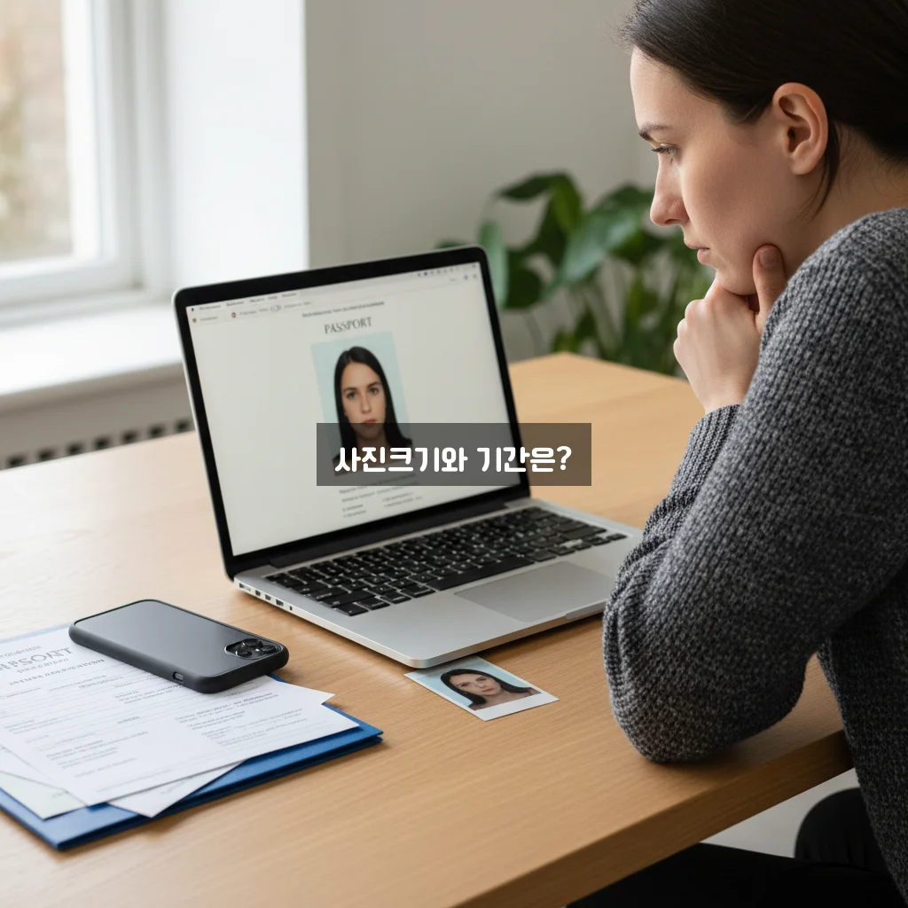 여권 재발급 온라인 신청 시 사진 규격 및 소요 기간 관련 이미지 2