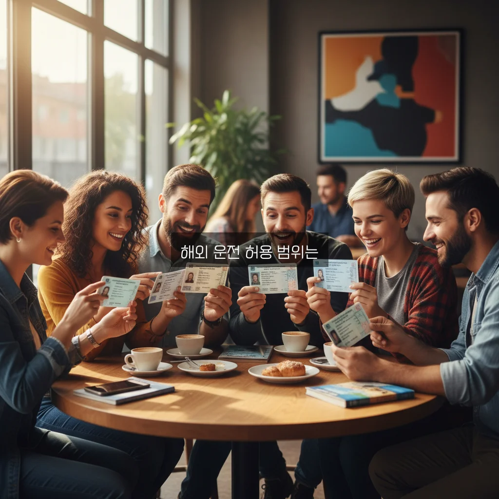 영문 운전면허증 사용 가능 국가 및 발급 수수료 관련 이미지 1