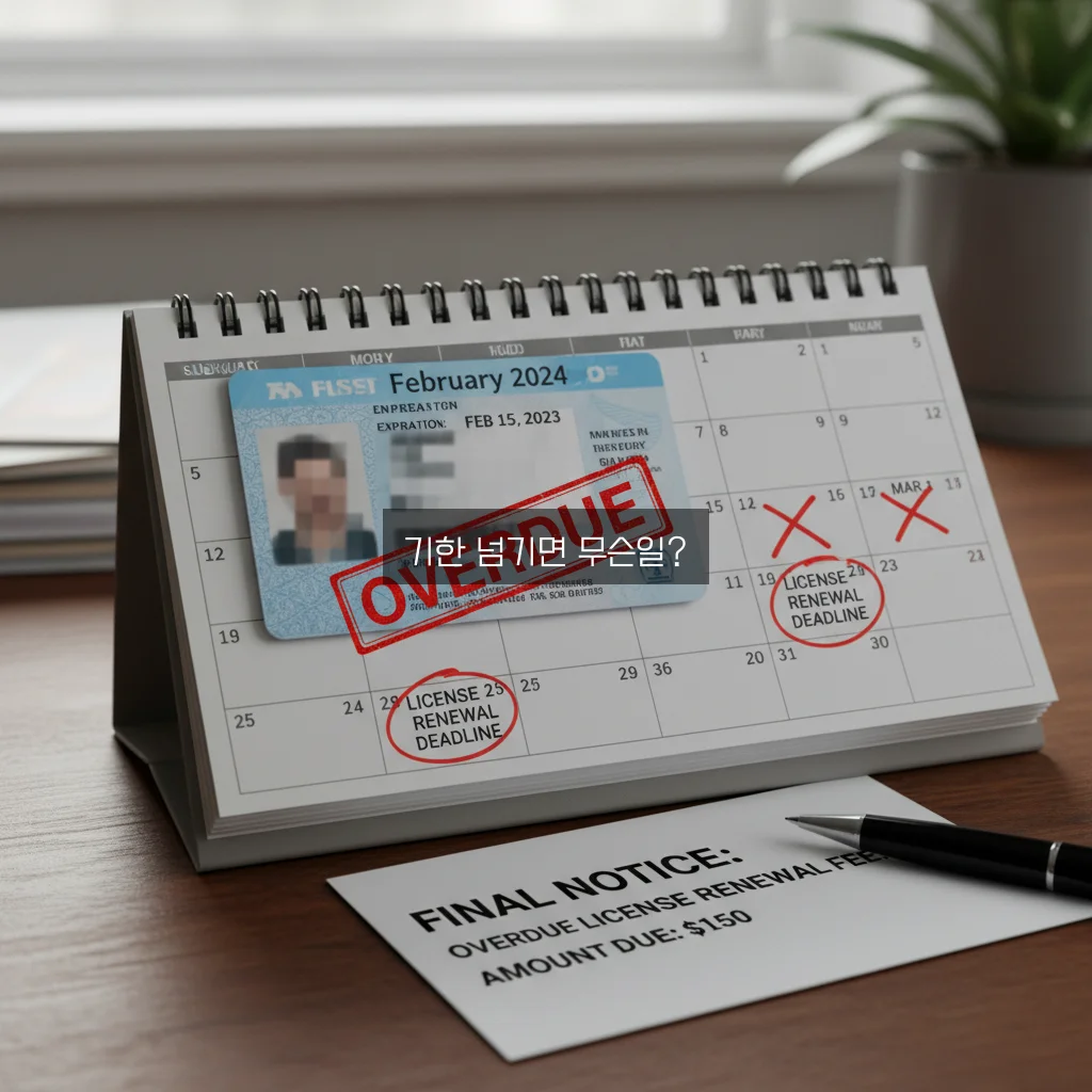 운전면허 적성검사 갱신 기간 초과 시 과태료 및 면허 취소 관련 이미지 3