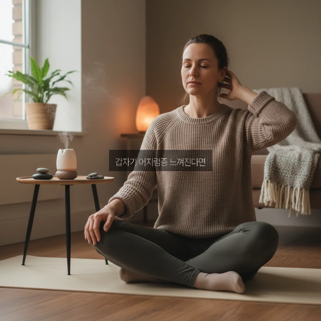 이석증 증상 및 자가치료법 (애플리법 영상) 관련 이미지 2