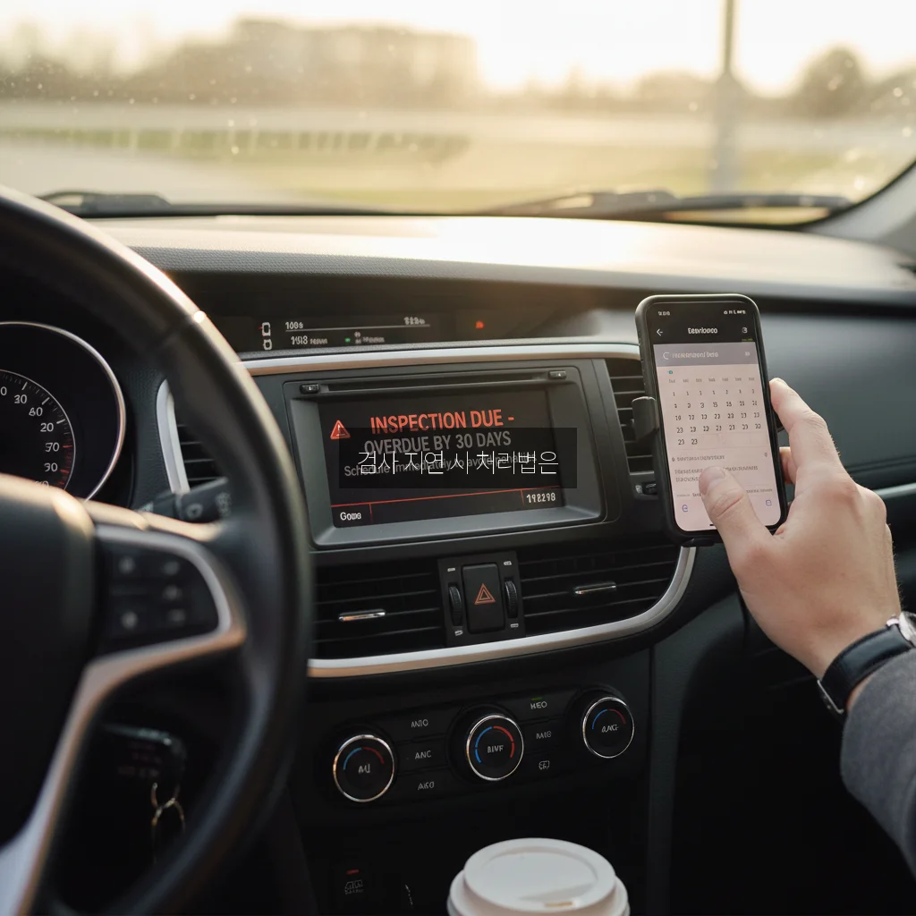 자동차 검사 예약 기간 경과 과태료 및 검사소 찾기 관련 이미지 2