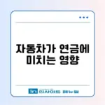 기초연금 수급자격 및 탈락하는 경우 (자동차, 자녀 소득)