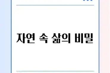솔향기 가득한 산골 살이 완벽 가이드