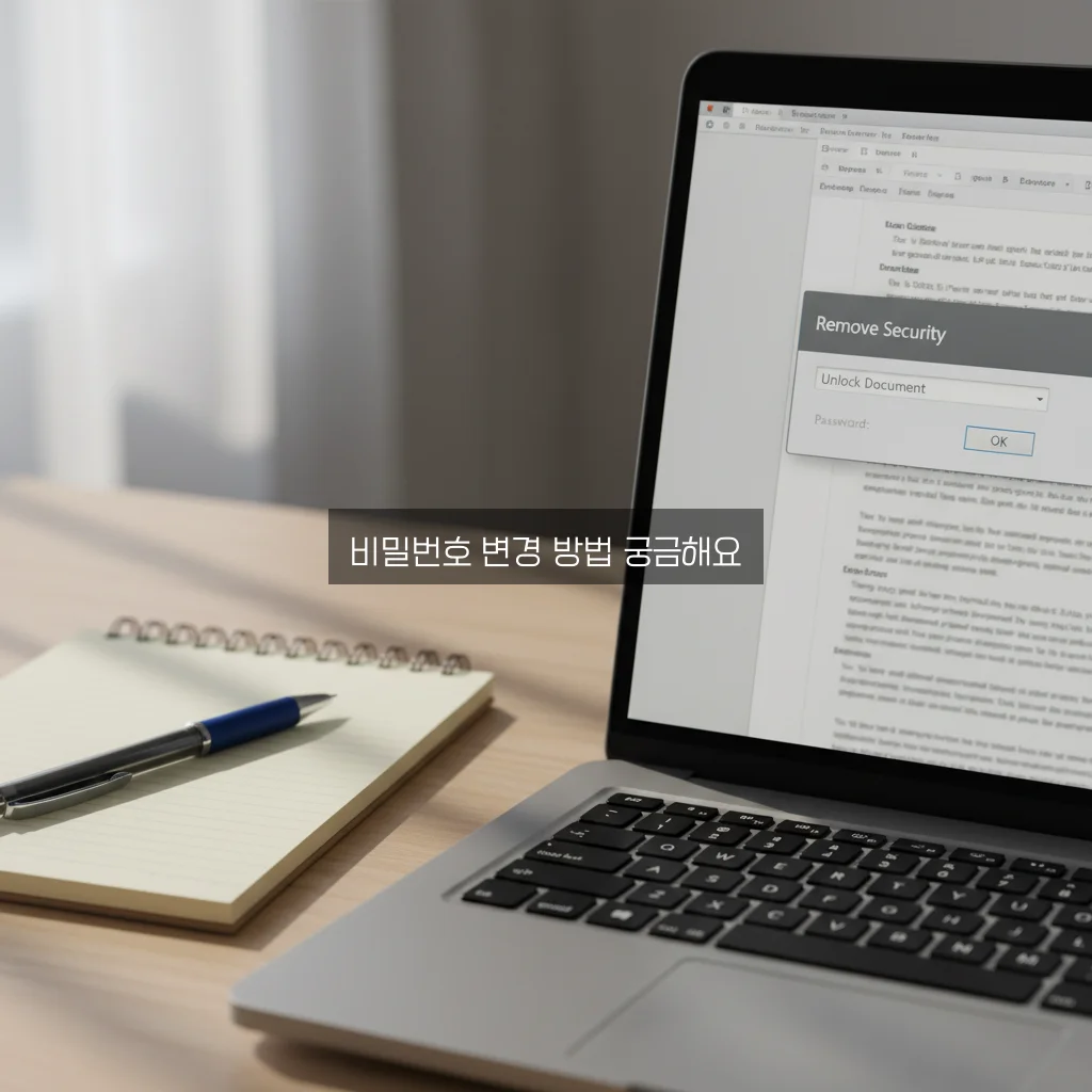 주민등록등본 인터넷 발급 PDF 저장 시 비밀번호 해제 관련 이미지 1