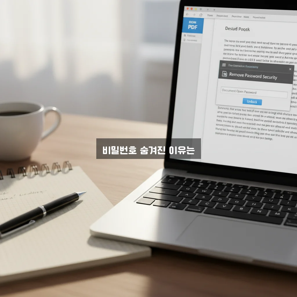 주민등록등본 인터넷 발급 PDF 저장 시 비밀번호 해제 관련 이미지 3